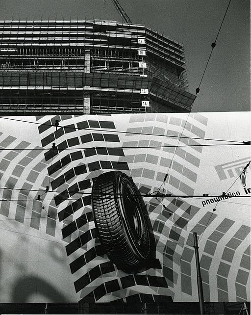 The Pirelli Tower under construction in 1958