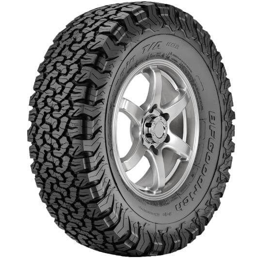 Front 3/4 view of the BFGOODRICH ALL TERRAIN T/A KO2 tire