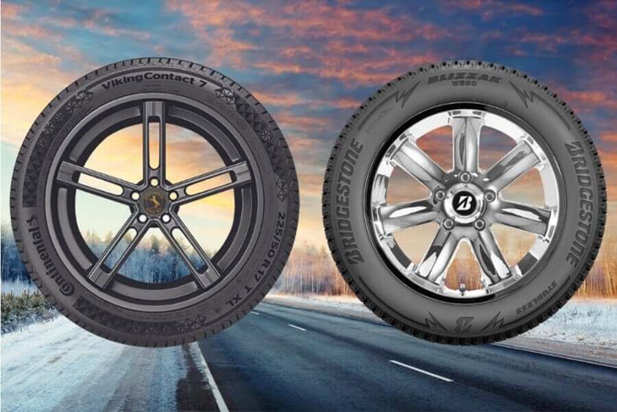 Continental Viking Contact 7 vs Bridgestone Blizzak WS90