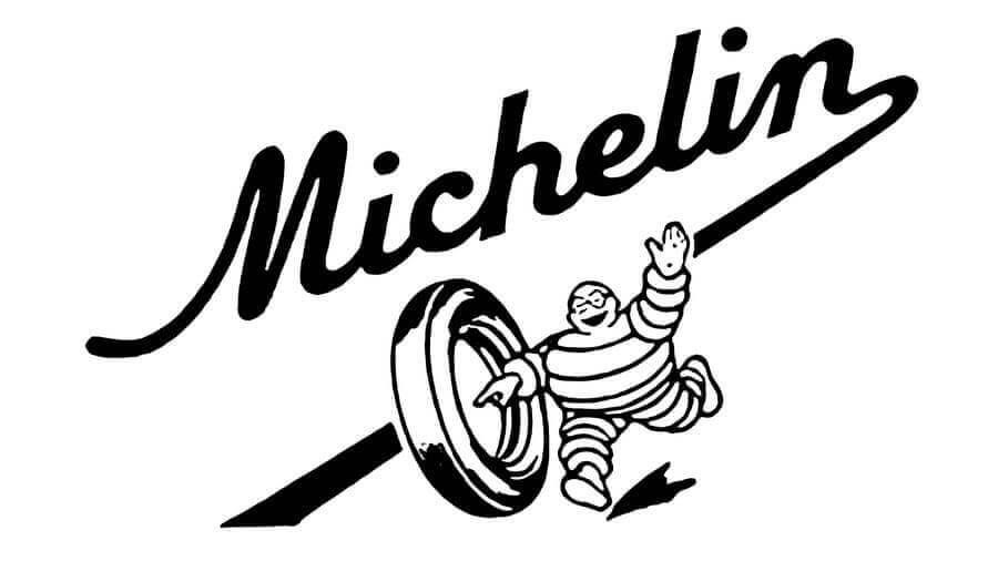 The very first Michelin logo