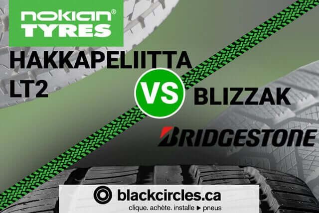 Nokian Hakkapeliitta LT2 vs Blizzak winter tires