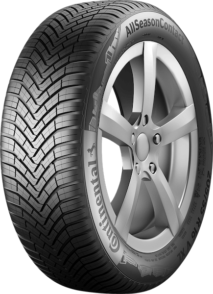 front 3/4 view of Continental All Season Contact tire