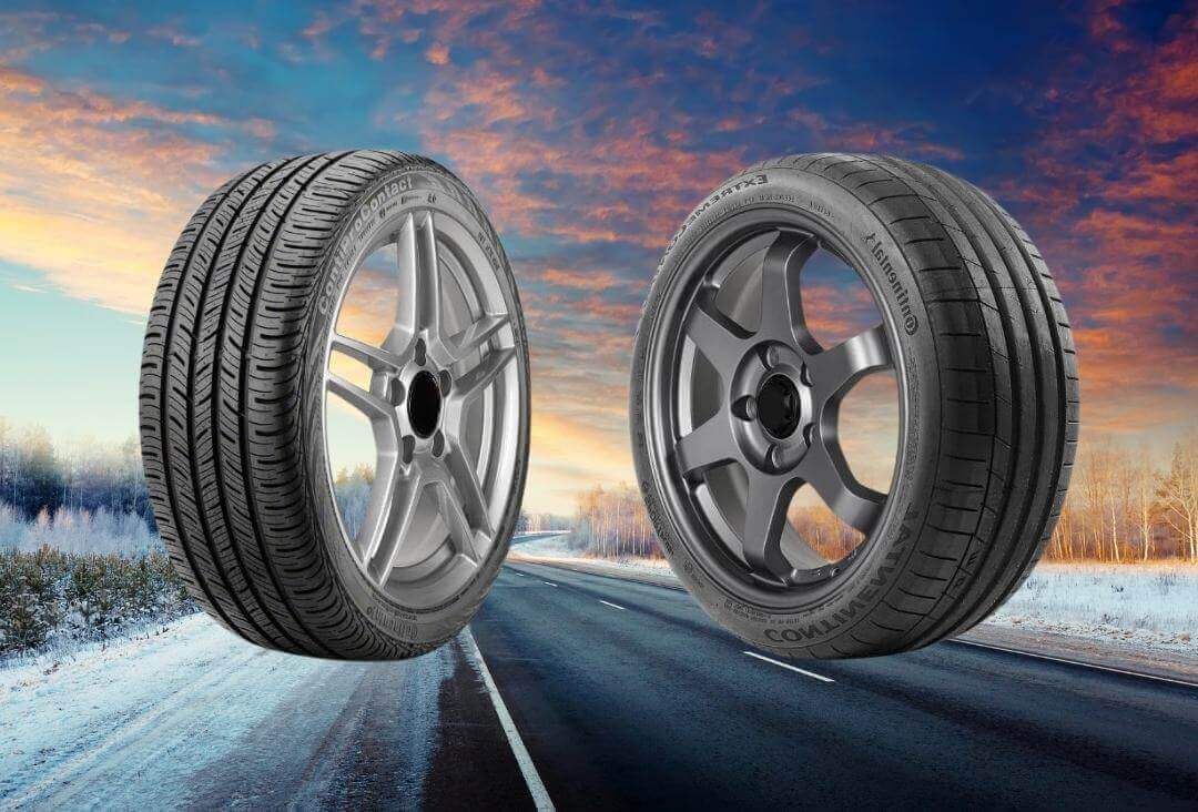 Continental Procontact vs Extremecontact on a winter road