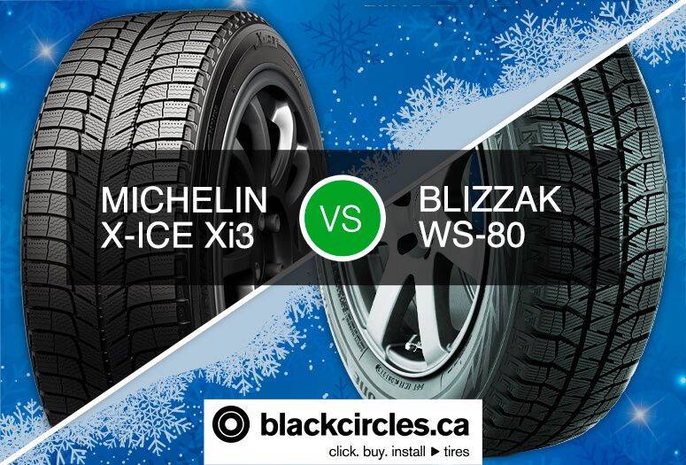Bridgestone Blizzak vs Michelin X-Ice tire