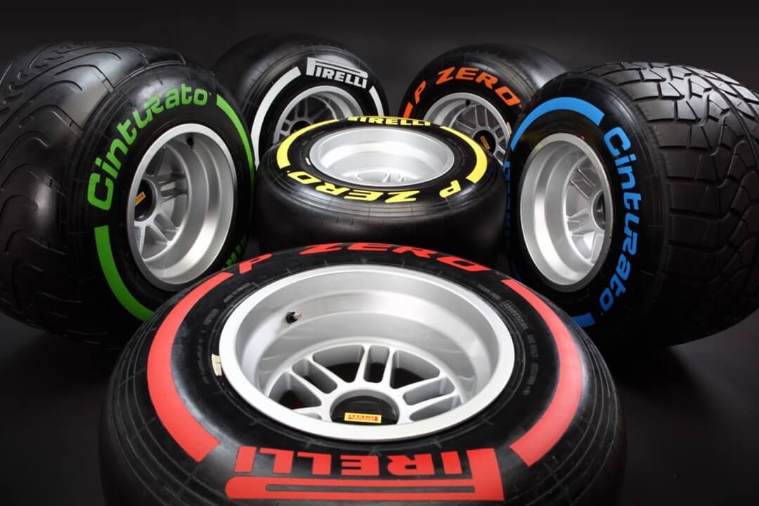 Range of Pirelli tires